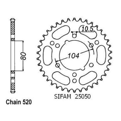 Rozeta pro Kawasaki 25050CZ42
